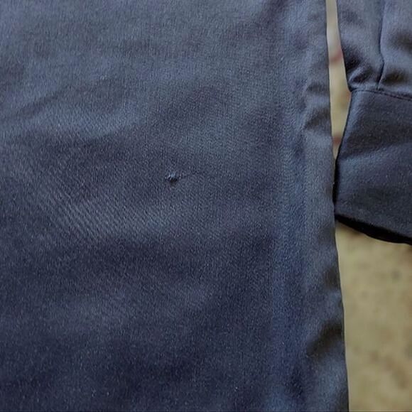 Studio Profilo Black long sleeve dress shirt - Picture 9 of 12